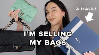 *I’M SELLING MY DESIGNER BAGS*  & HELAS Haul  Chanel Bottega Balmain