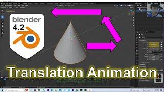 Blender 4.2 How to make Translation Animation - Tutorial 2024