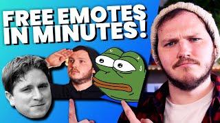 How To Make & Animate Twitch Emotes For FREE No Software