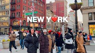 4KNYC Winter WalkGreenwich Village to Madison Square Park in Manhattan  Jan 2024