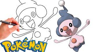 How To Draw MIME JR. POKEMON #439  Generation 4