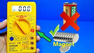 Tired of Constantly Changing Batteries? One Magnet Is Enough for Everything - Multimeter Upgrade