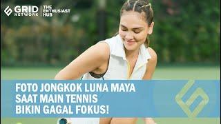 Paha Mulus Terekspos Saat Jongkok di Lapangan Gaya Sporty Luna Maya Mendadak Dipuji