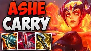 CHALLENGER ADC CARRIES WITH ASHE  CHALLENGER ASHE ADC GAMEPLAY  Patch 14.11 S14