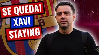 Se Queda Xavi is staying at Barça until 2025