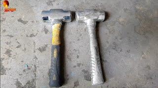 ALUMINIUM HAMMER CASTING  AMAZING SKILL Aluminium Hammer Using Molten Metal