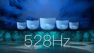 528Hz Self Love Immersion  Crystal Singing Bowls  Healing Love Frequency Meditation Sound Bath