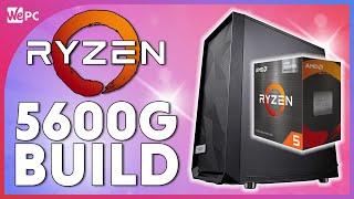 AMD Ryzen 5600G PC Build and Benchmarks $600 APU PC Build for Beginners