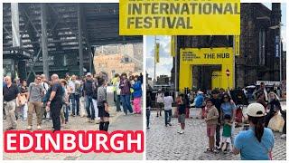 Edinburgh Festival 2024  Getting Ready For Edinburgh Fringe   Royal Mile Virtual walk