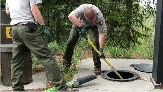 Septic Tank Servicer and Sewer Pipe Cleaner Career Video