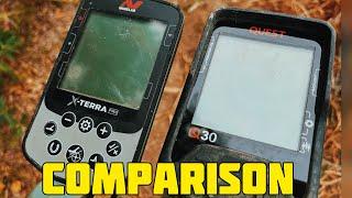 Quest Q30 vs Minelab XTerra Pro - A comparison