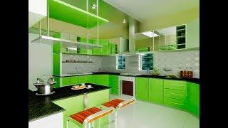 Desain Warna Dapur Hijau Sejuk Dan Keren