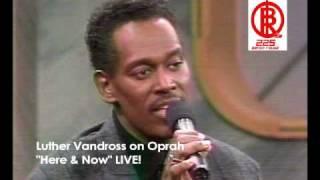 Luther Vandross-Here & Now-LIVE 1989 Rare