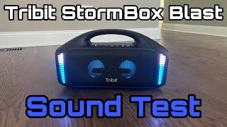 MAX VOLUME + XBASS  Tribit Stormbox Blast Sound Test