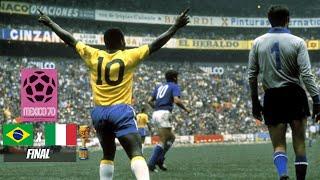 Copa do Mundo 1970  FINAL  Brasil 4x1 Itália  Estádio Azteca