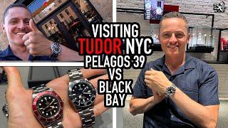 Best Tudor Dive Watch? Visiting The NYC Store Pelagos 39 vs Black Bay Monochrome & My Submariner