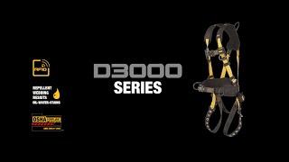 DEWALT D3000 Series Vest Style Harness with Belt