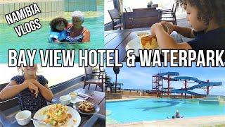 BREAKFAST AT SALT RESTAURANT BAY VIEW HOTEL & DOLPHIN BEACH WATER PARK TO OURSELVES NAMIBIA VLOGS