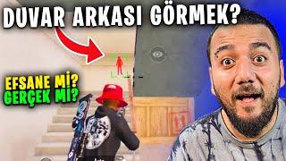 HİLE KULLANMADAN DUVAR ARKASI ADAMLARI GÖRMEK MÜMKÜN MÜ? PUBG Mobile Efsane Mi? Gerçek Mi?