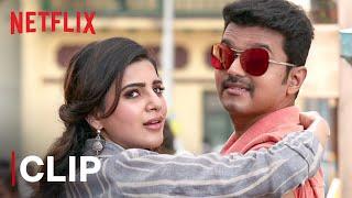 Thalapathy Vijay & Samantha Akkineni Rose Milk Scene  Yogi Babu  Mersal  Netflix India