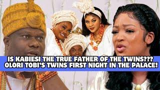 Is kabiesi the true father of the twins??? Olori Tobiloba’s twins first night in the palace.