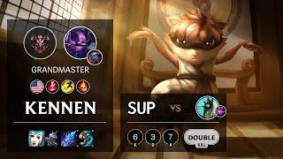 Kennen Support vs Nami - NA Grandmaster Patch 10.19