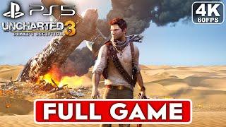 UNCHARTED 3 Gameplay Walkthrough FULL GAME 4K 60FPS PS5 - No Commentary