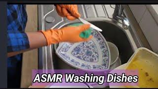 CLEANING ROUTINE DISH WASHING ASMR 