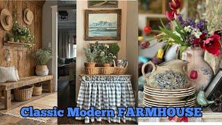 New CLASSIC MEETS MODERN Farmhouse Flair Rural Revival Home Decor Ideas & Design Inspiration #home