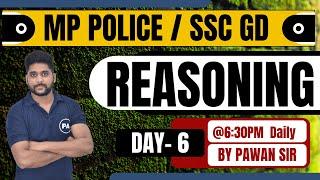 MP POLICE 2021  SSC GD 2021 Reasoning  Reasoning Classes  Reasoning Question  By Pawan Sir