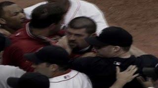 Alex Rodriguez Jason Varitek spark brawl at Fenway Park