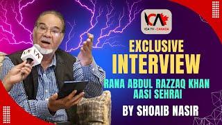 ICATV Canada  Rana Abdul Razzaq Aasi Sehrai  Shoaib Nasir  Exclusive Interview 