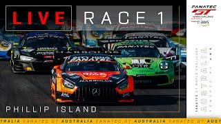 LIVE  Race 1  Phillip Island  Fanatec GT Australia 2024