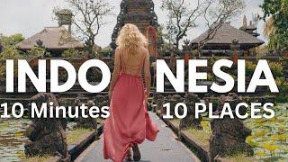 Indonesia  Top 10 Places to Visit  10 Minutes 10 Places 1 Country Part 2150