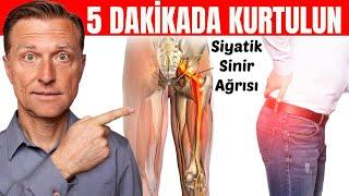 5 Dakikada Siyatik Sinir Ağrısına Veda Edin  Dr.Berg Türkçe