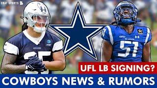 Cowboys Rumors On Signing UFL LB Willie Harvey Marist Liufau Starting + DeMarvion Overshown Update