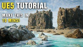 Unreal Engine 5 Beginner Tutorial  Nordic Beach Environment