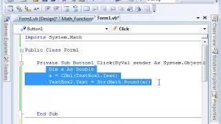 55_الدوال الرياضية VB.Net - Math Functions