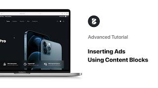 Inserting Ads using Content Blocks  Advanced Tutorial