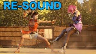 Tekken Blood Vengeance - Ling Xiaoyu VS Alisa Bosconovitch RE-SOUND