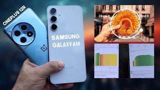 Samsung Galaxy A55 vs OnePlus 12R – You Won’t Believe the Results