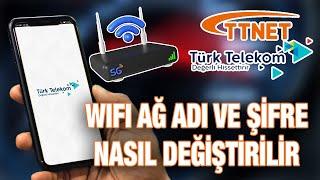 TTNET MOBIL UYGULAMA ILE WIFI AG ADI VE SIFRESINI DEGISTIRME REHBERI  2023