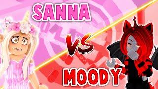 SANNA Vs MOODY In Tower Of Hell Roblox