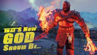 Kratos in God Mode  God Of War Fun Live Stream #1