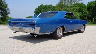 1966 Pontiac GTO 389 CI Engine 4 Speed in Barrier Blue & Ride on My Car Story with Lou Costabile