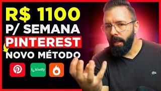 Como vender no PINTEREST como AFILIADO HOTMART e KIWIFY R$ 1100 por Semana Passo a Passo