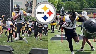 Pittsburgh Steelers OTA’s  HIGHLIGHTS Russell Wilson NEW TARGETS + Najee Harris Helmet REMOVED 