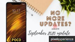 PixelExperience Plus September Update  Last update ?  Whats New  POCO F1  Custom ROM Android 10