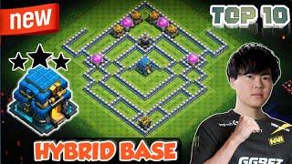 TOP 10 NEW TH12 HYBRID BASE + REPLAY  TH12 UNBEATEN BASE WITH LINK  TH12 ANTI AIR AND GROUND
