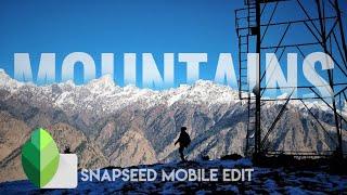 Snapseed Mobile  Best Photo Editing  Tutorial